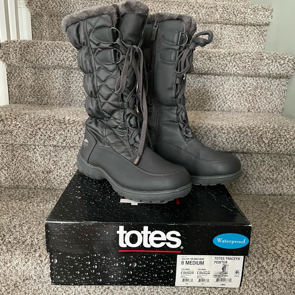 ❄️NWT Sz 8M Women’s Totes Tracey III Waterproof Boots